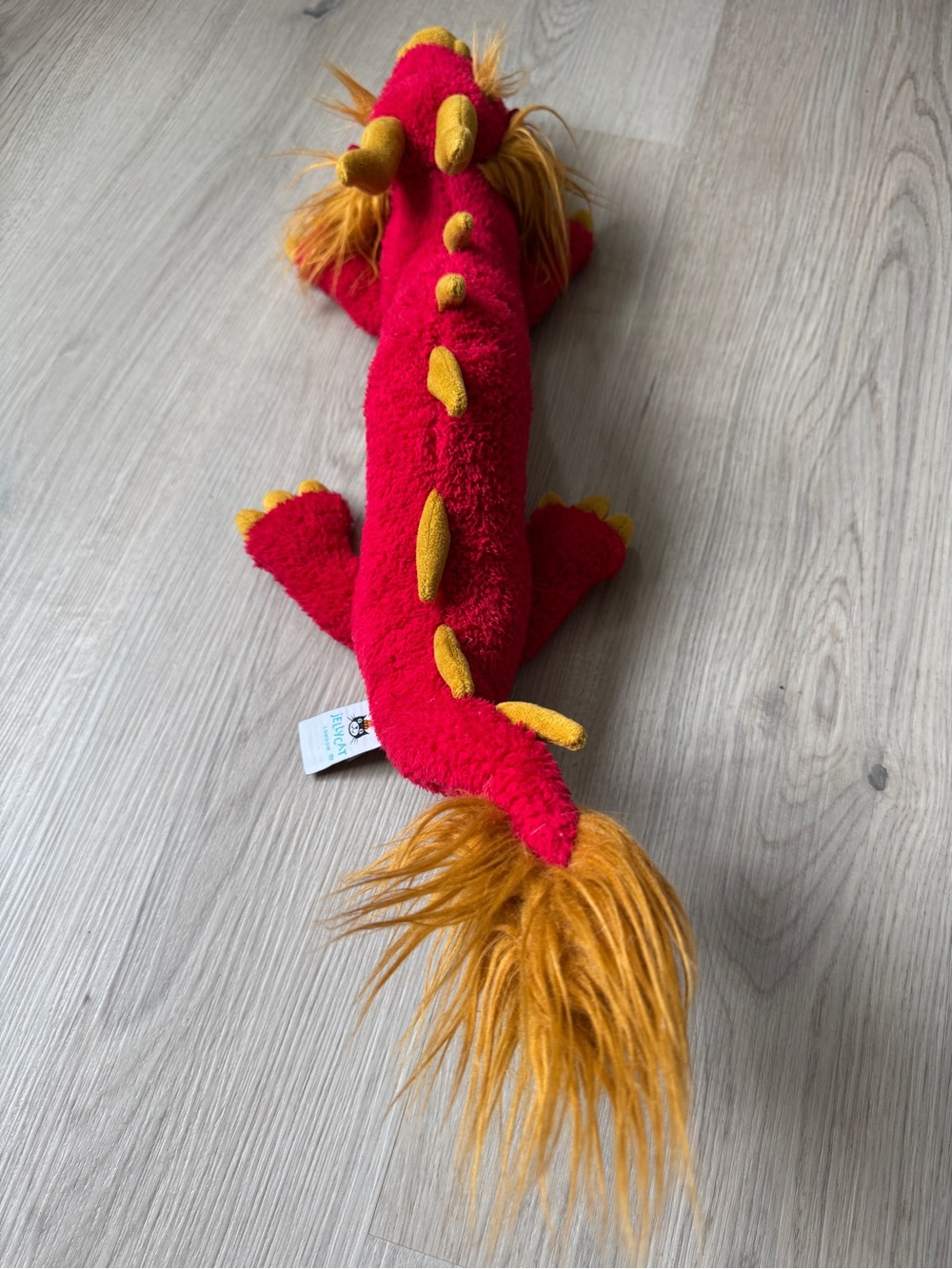 Jellycat Festival Lunar New Year Red Gold Dragon CEL2D 17" Plush Toy Retired - Picture 3 of 7